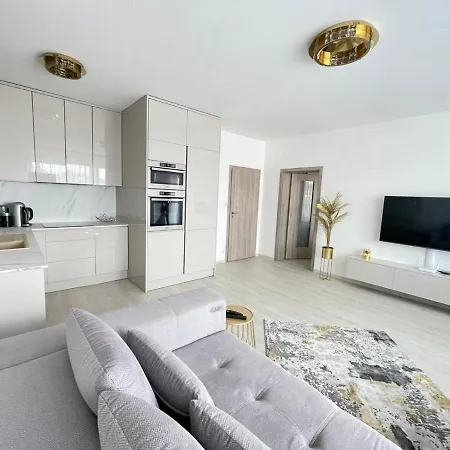 New Luxury Centre With Panoramic View, Free Parking Apartament Bratysława