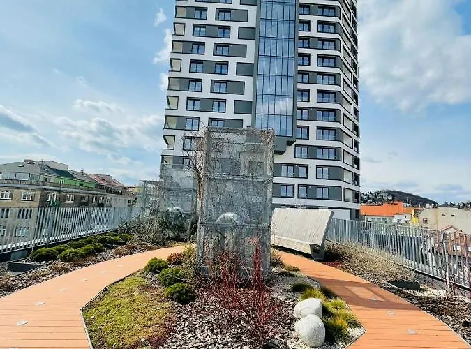 New Luxury Centre With Panoramic View, Free Parking Lejlighed Bratislava